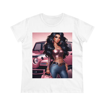 Pink Luxury T-Shirt T-Shirt Printify White S