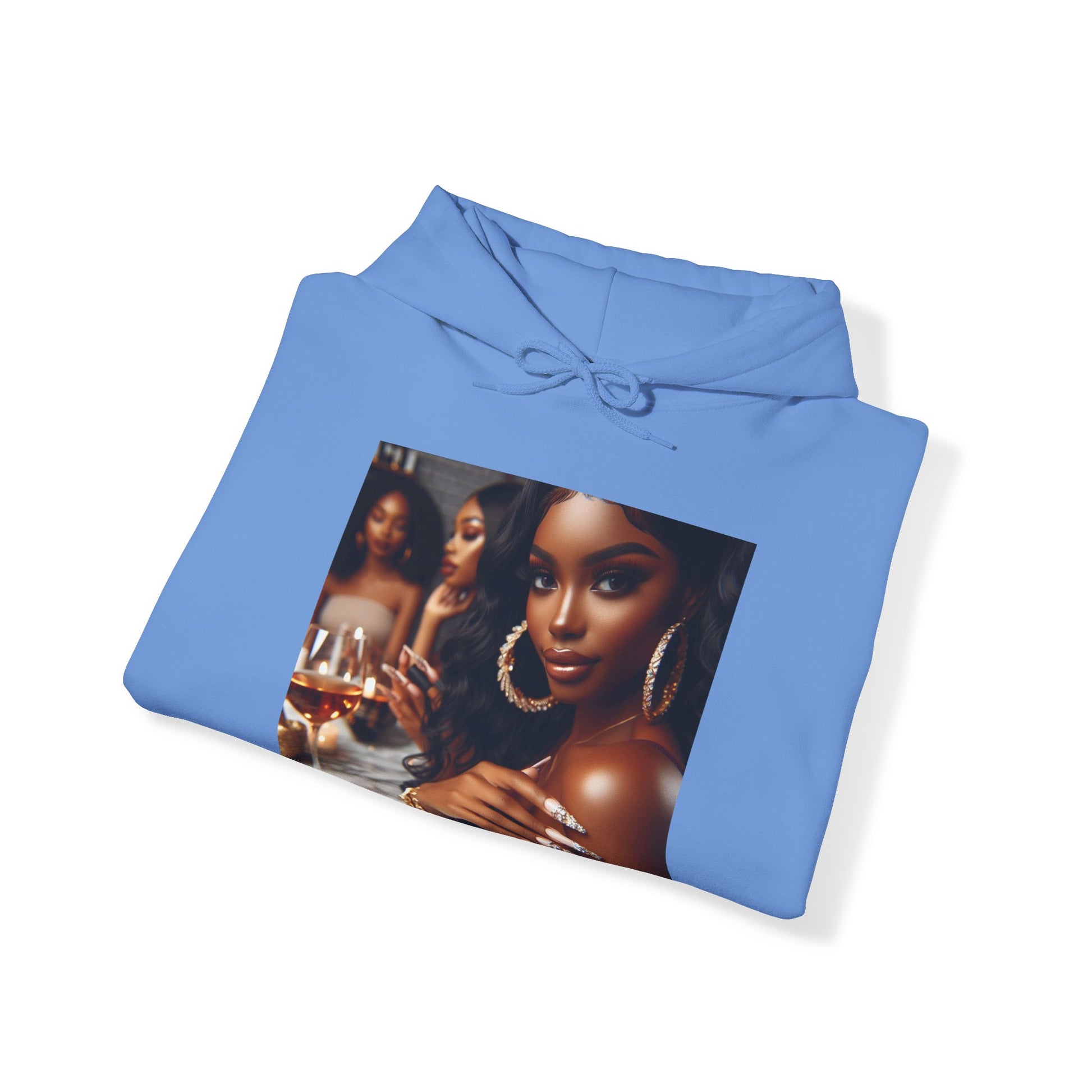 Wine Down Hoodie Hoodie Printify