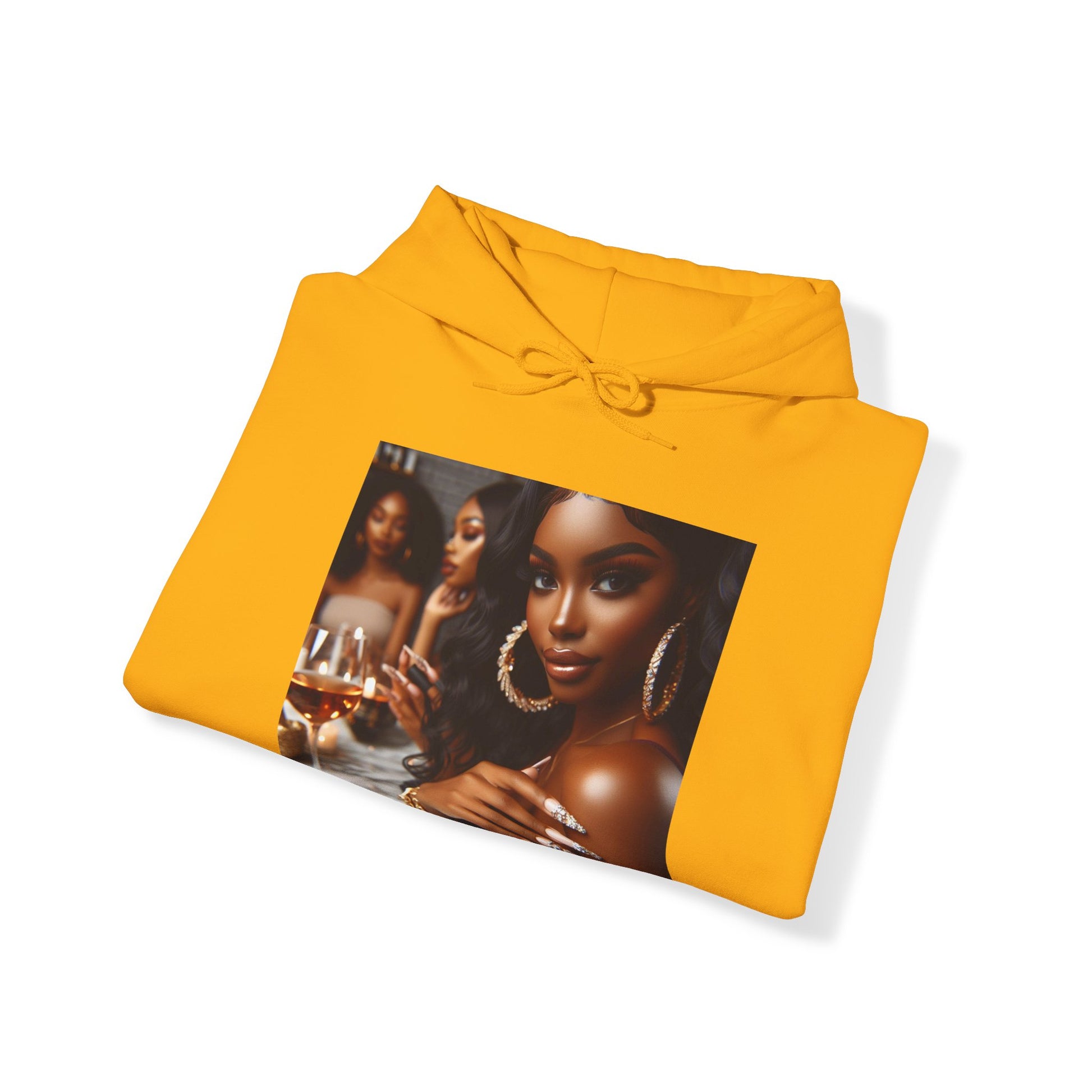 Wine Down Hoodie Hoodie Printify