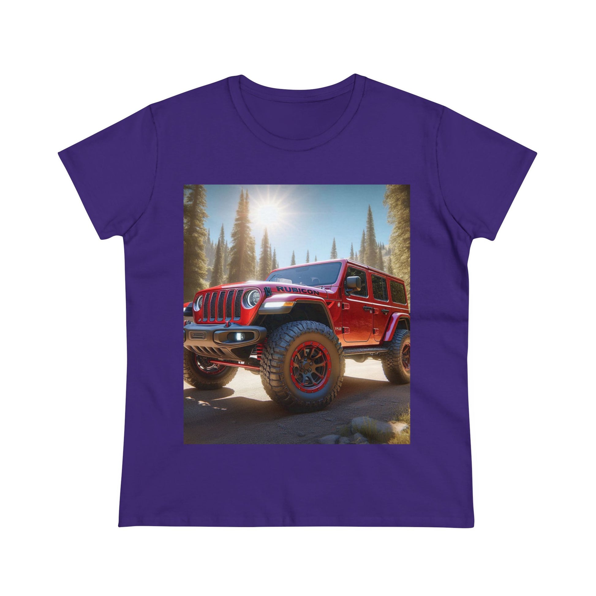 Red Rubicon T-Shirt T-Shirt Printify Purple S