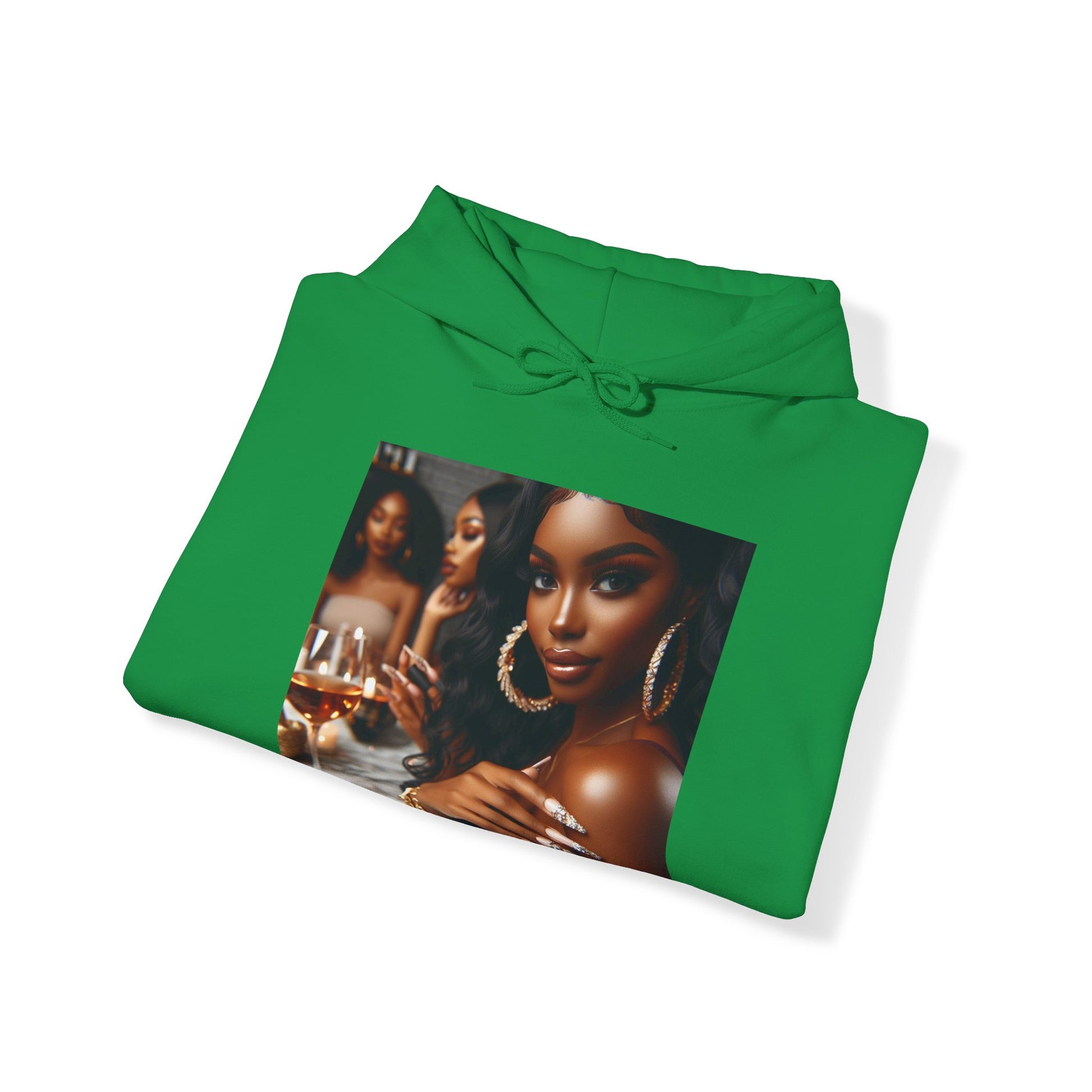 Wine Down Hoodie Hoodie Printify