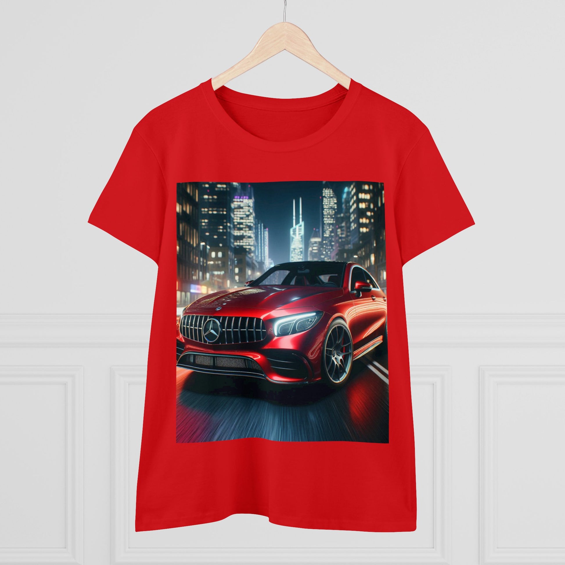 Red Mercedes T-Shirt T-Shirt Printify