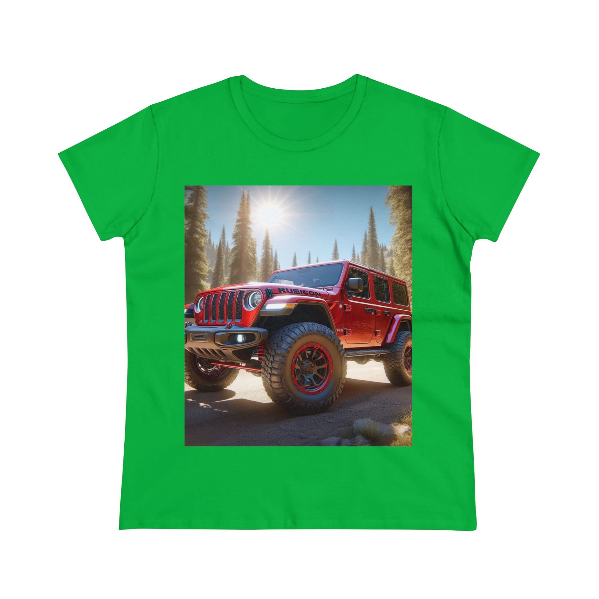 Red Rubicon T-Shirt T-Shirt Printify Irish Green S