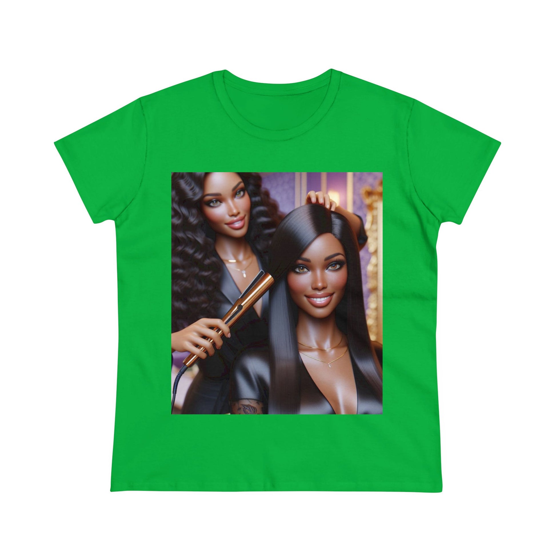 Hair Day T-Shirt T-Shirt Printify Irish Green S