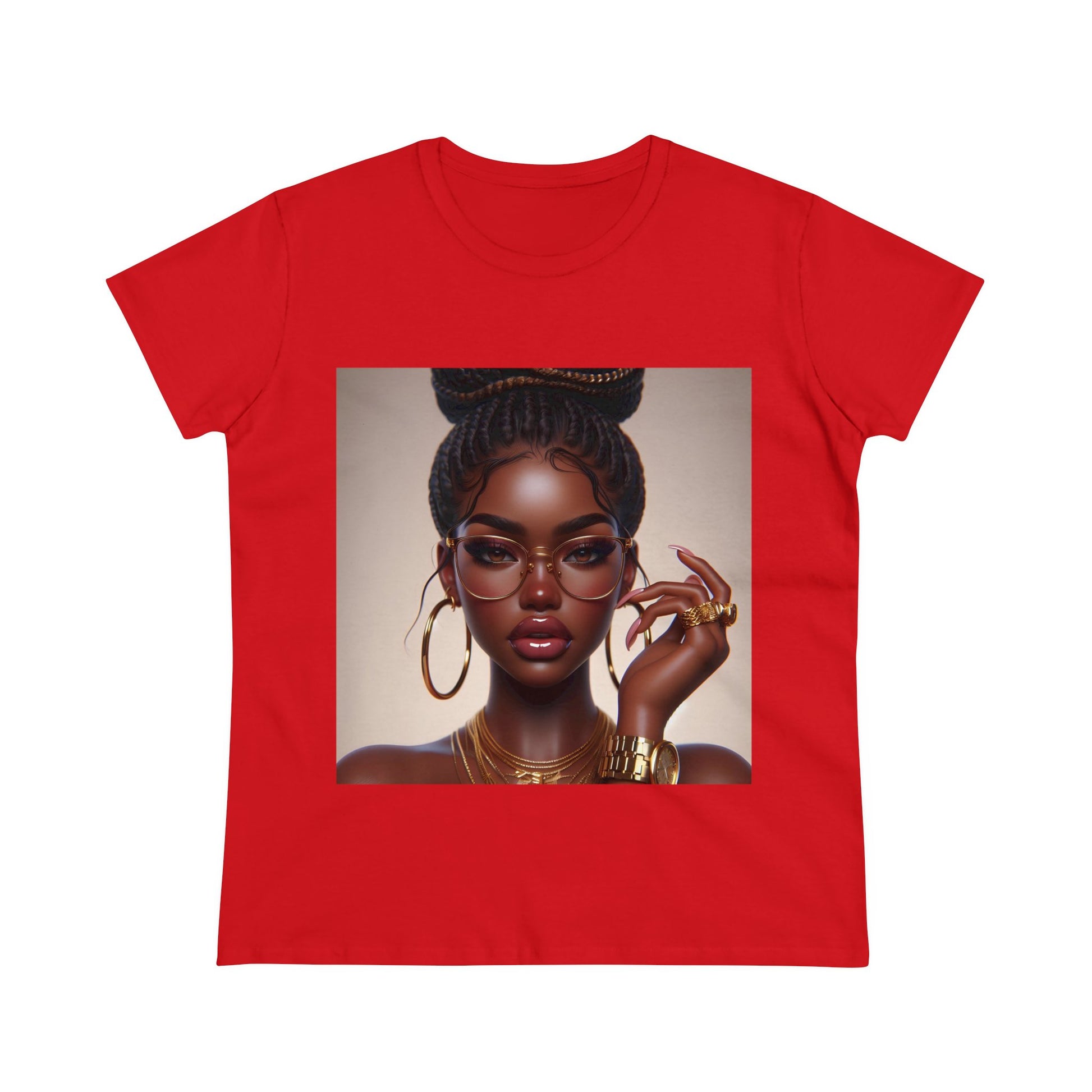 Chocolate Gold T-Shirt T-Shirt Printify Red S