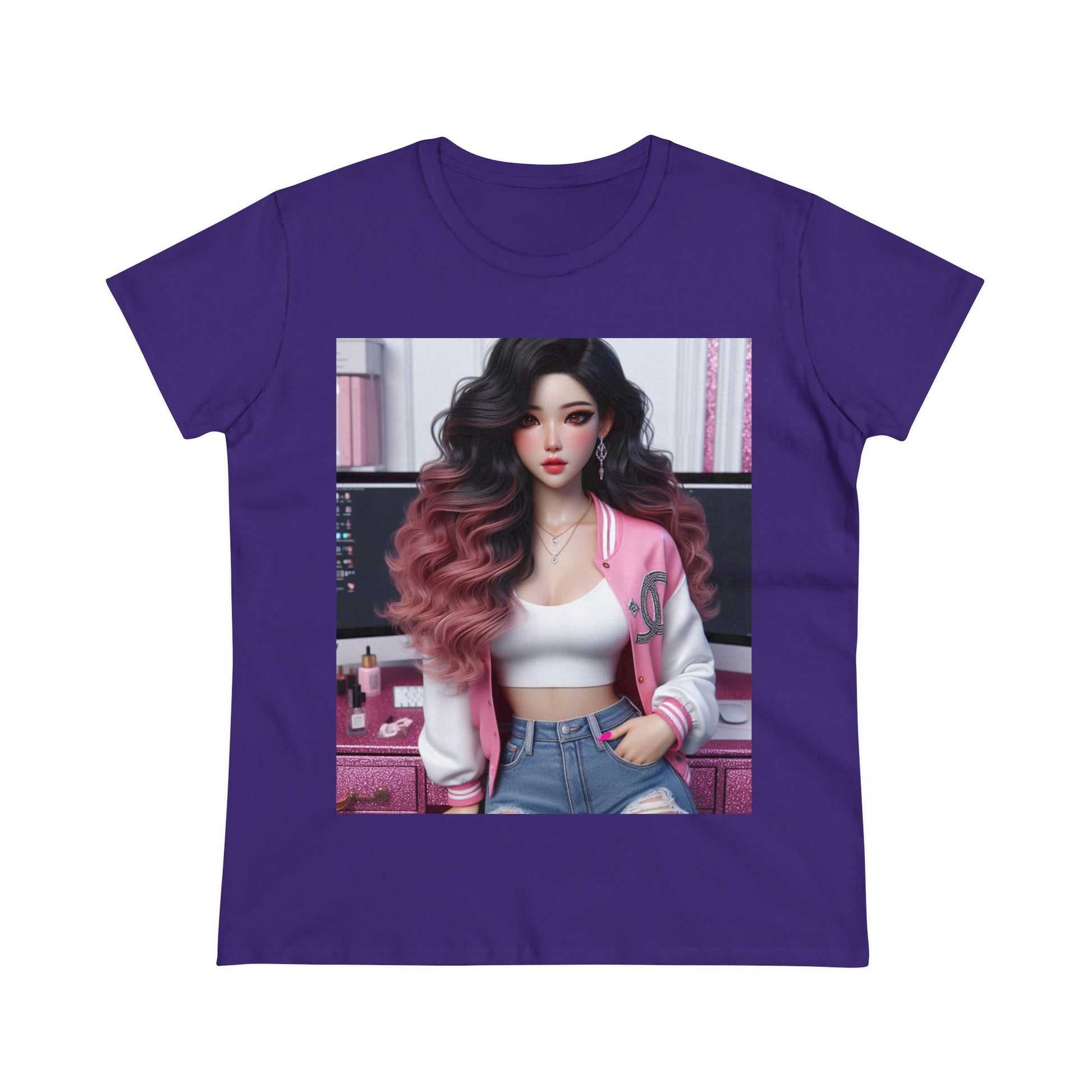 Pink Everything T-Shirt T-Shirt Printify Purple S