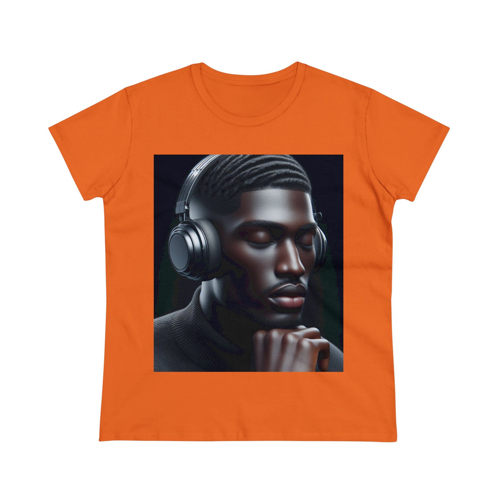 Music Vibes T-Shirt T-Shirt Printify Orange S
