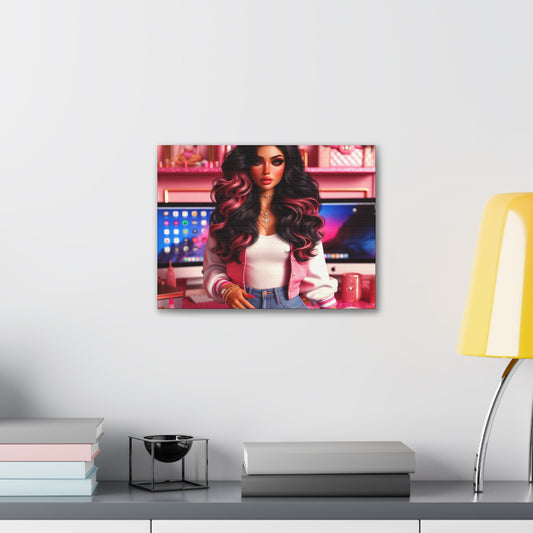 Pink Everything Canvas Canvas Printify 16″ x 12″ (Horizontal) 0.75''