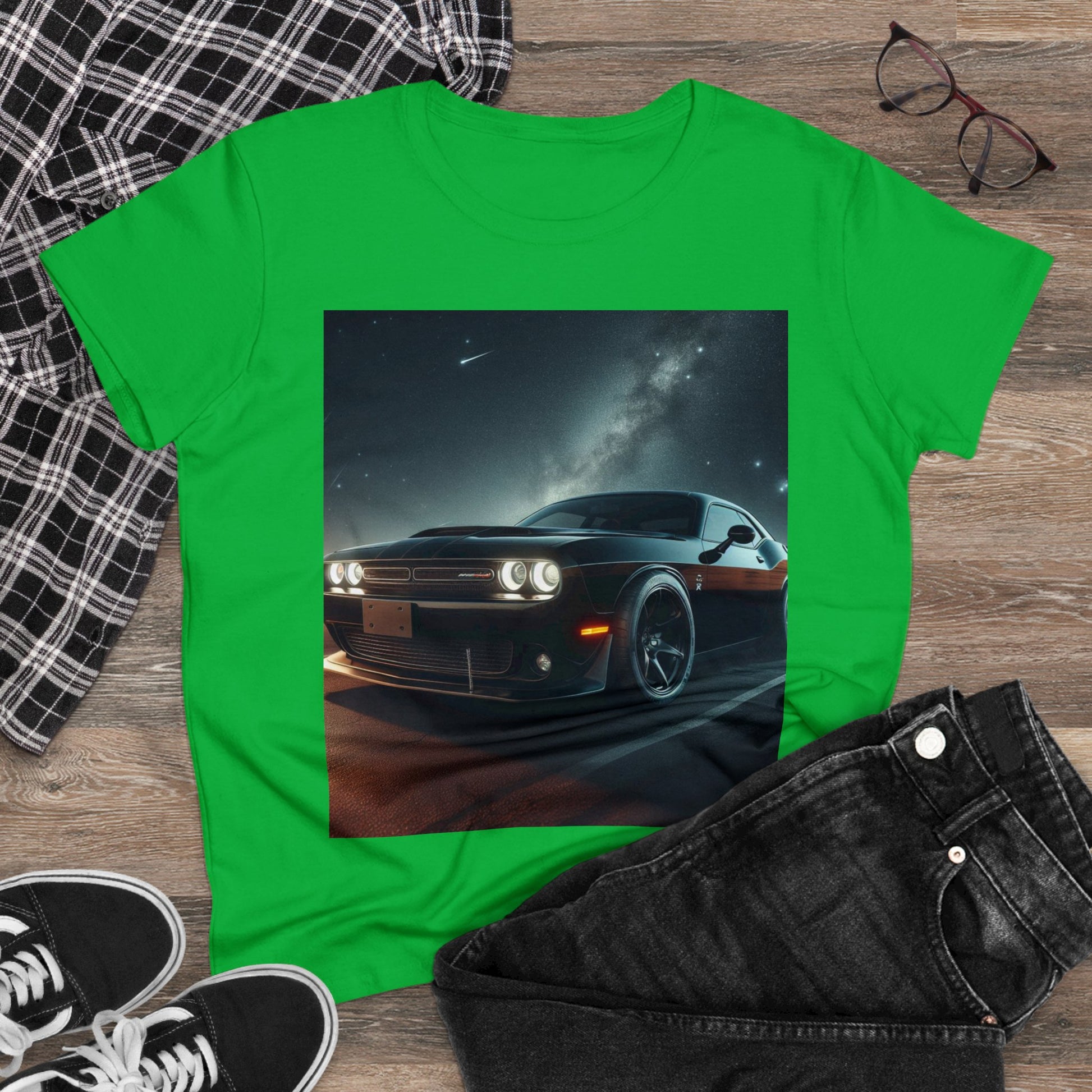 Black Challenger T-Shirt T-Shirt Printify
