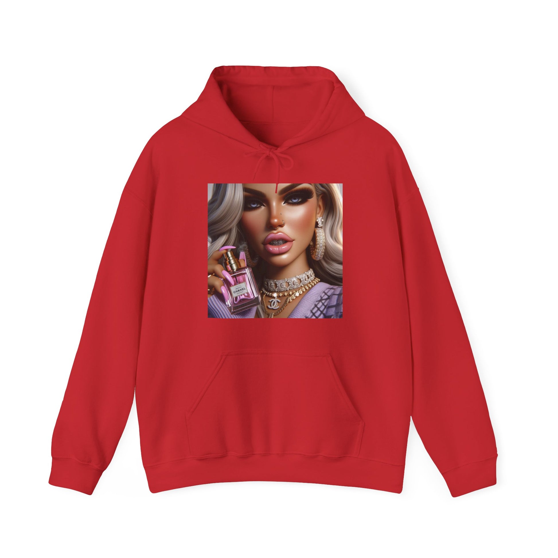 Chanel Please Hoodie Hoodie Printify Red S