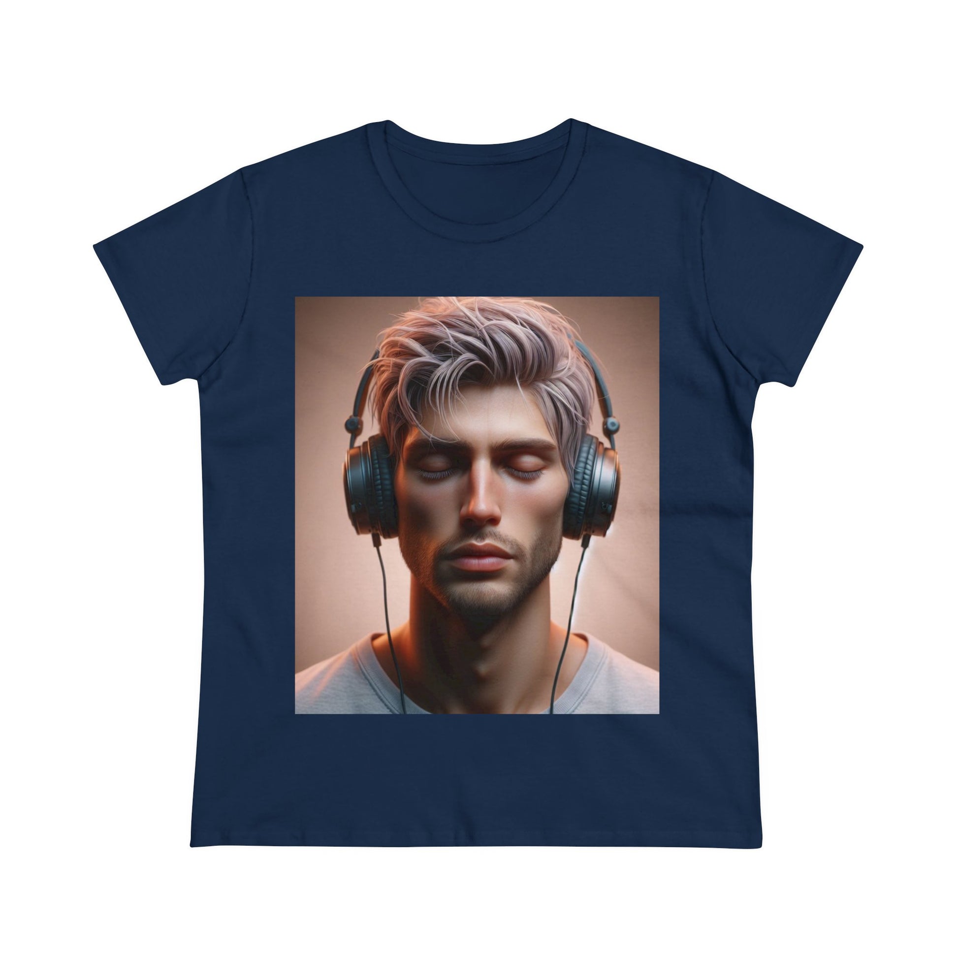 Music Vibes T-Shirt T-Shirt Printify Navy S
