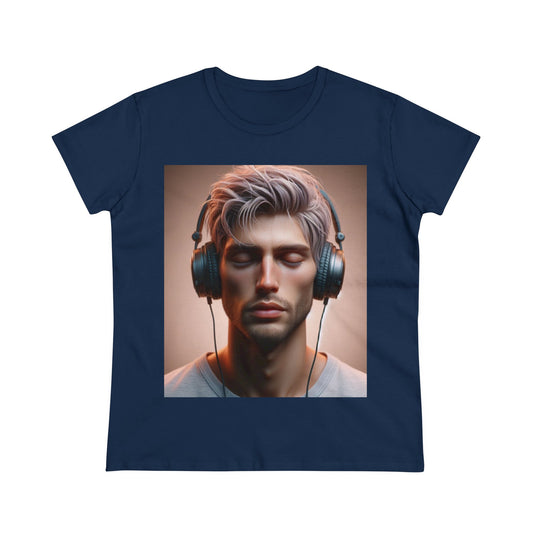 Music Vibes T-Shirt T-Shirt Printify Navy S