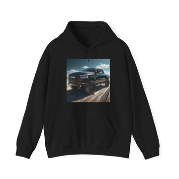 Black Dodge Ram Hoodie Hoodie Printify Black S