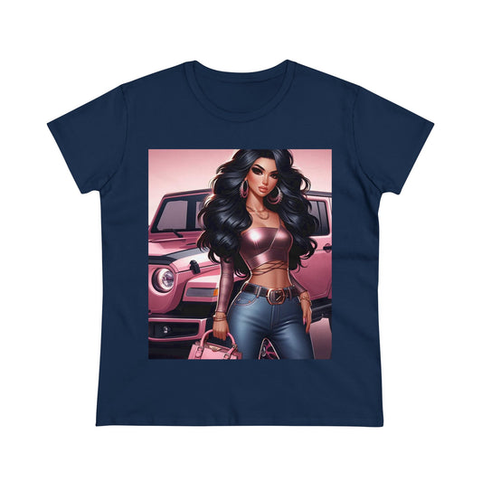 Pink Luxury T-Shirt T-Shirt Printify Navy S