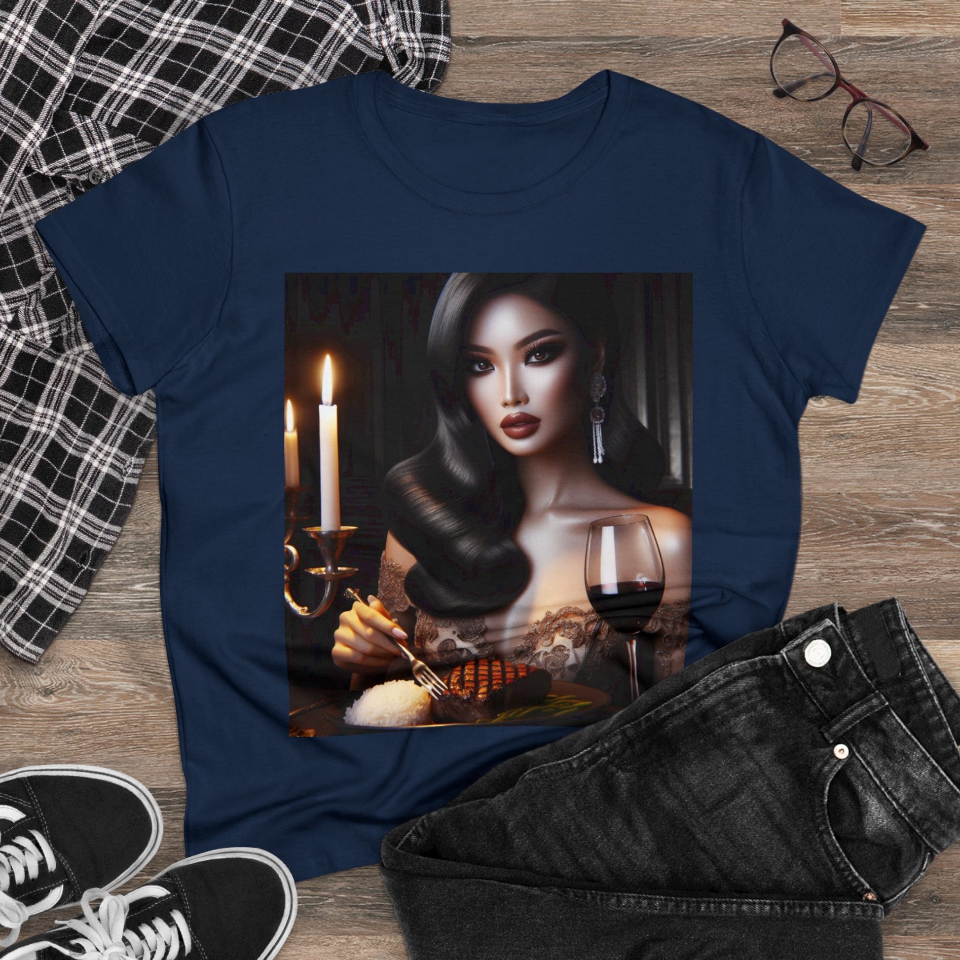Elegant Meal T-Shirt T-Shirt Printify