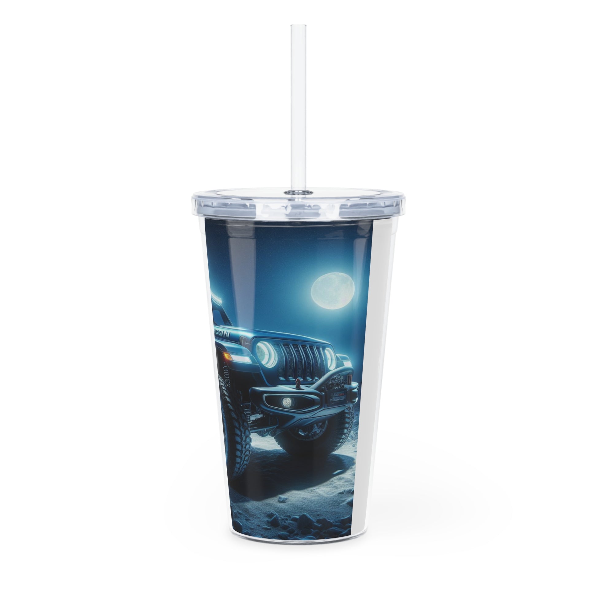 Blue Rubicon Tumbler with Straw Mug Printify
