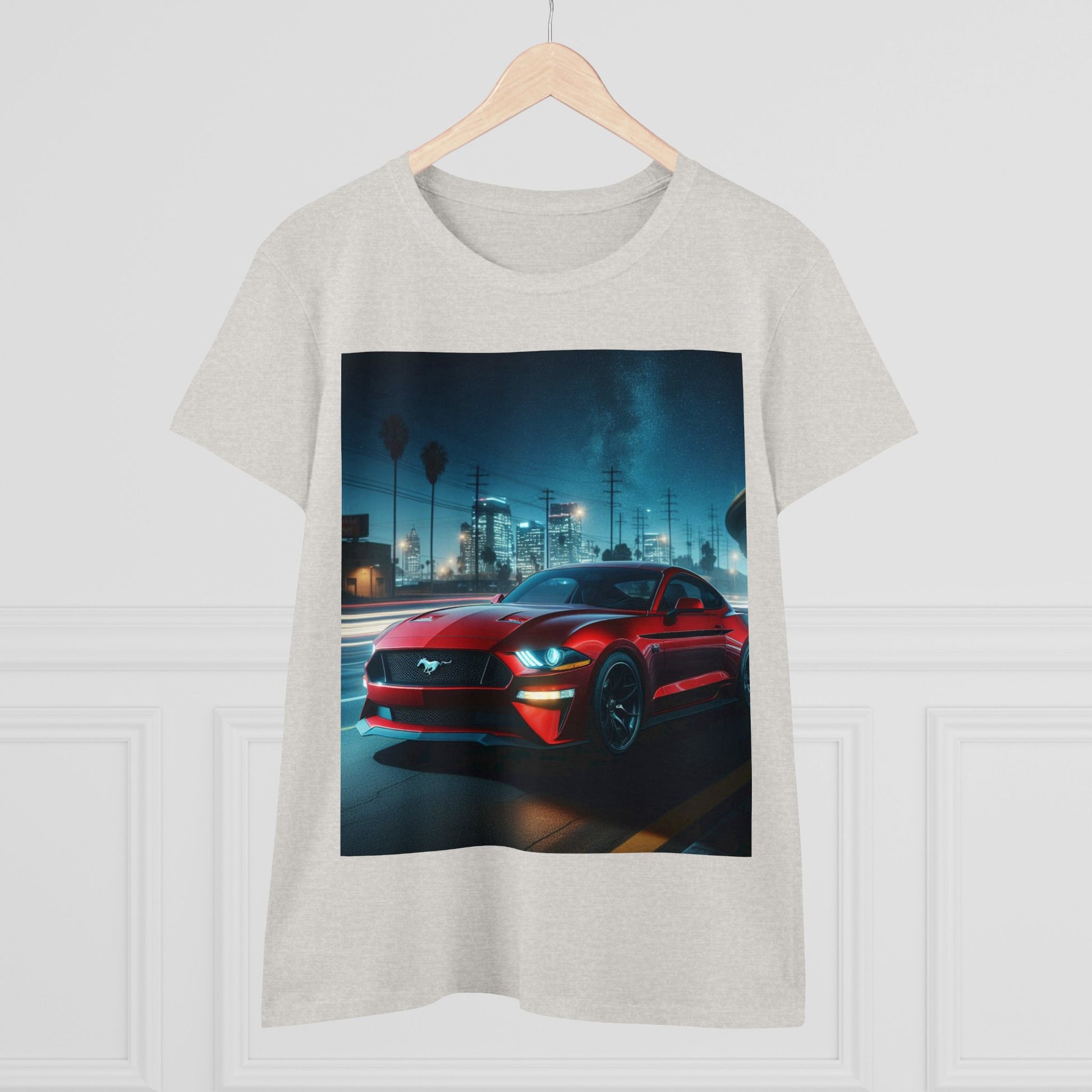 Red Mustang T-Shirt T-Shirt Printify