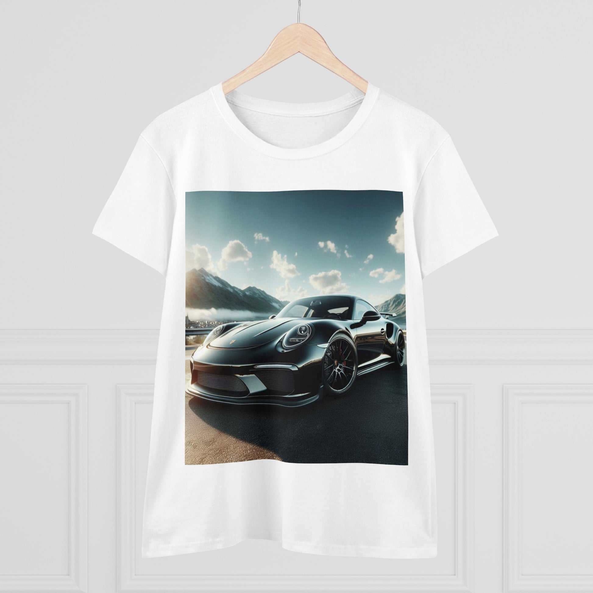 Black Porsche T-Shirt T-Shirt Printify