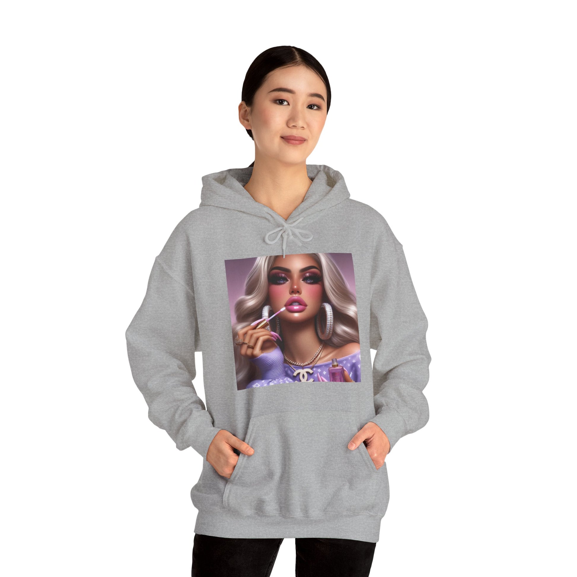 Gloss Up Hoodie Hoodie Printify