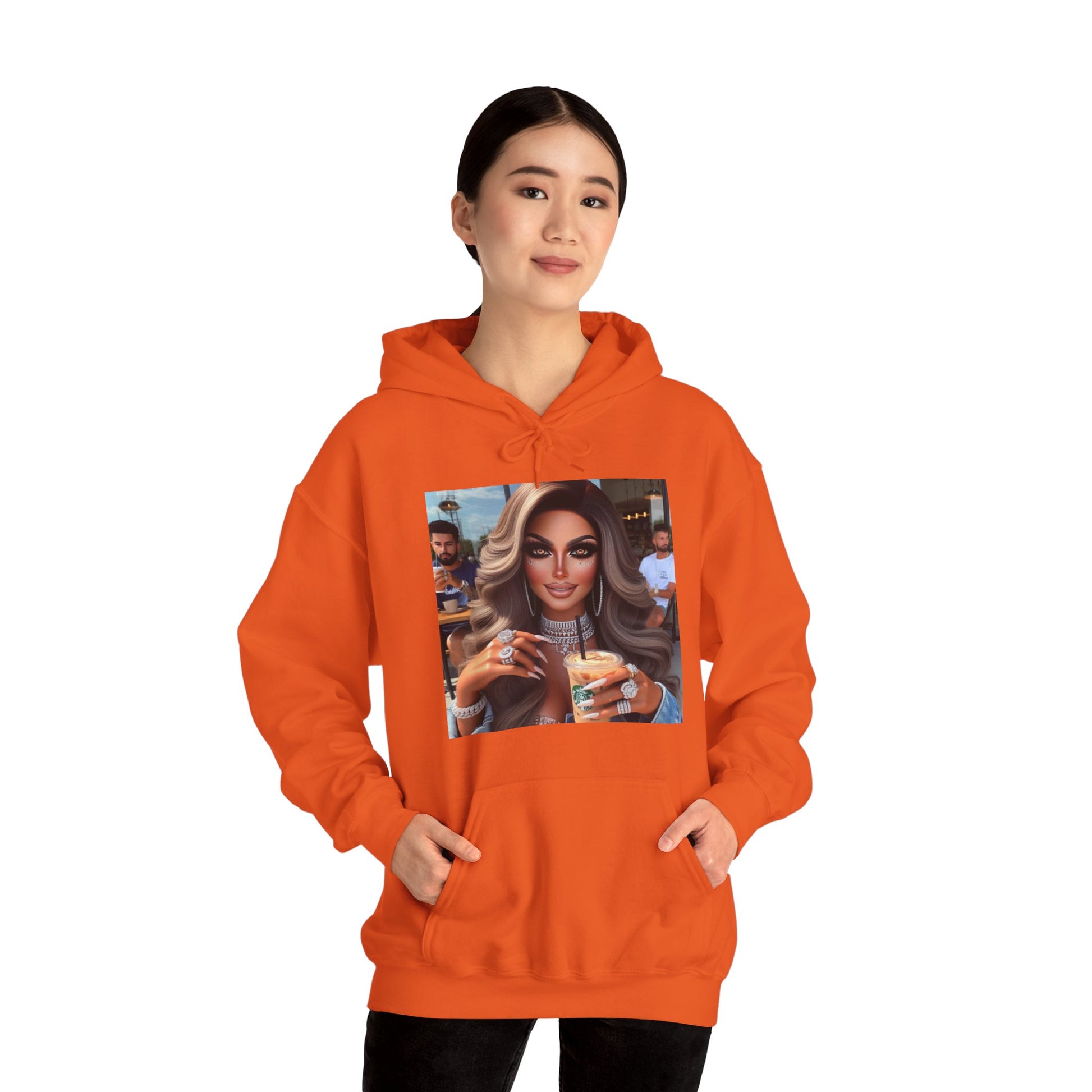 Coffee Beauty Hoodie Hoodie Printify