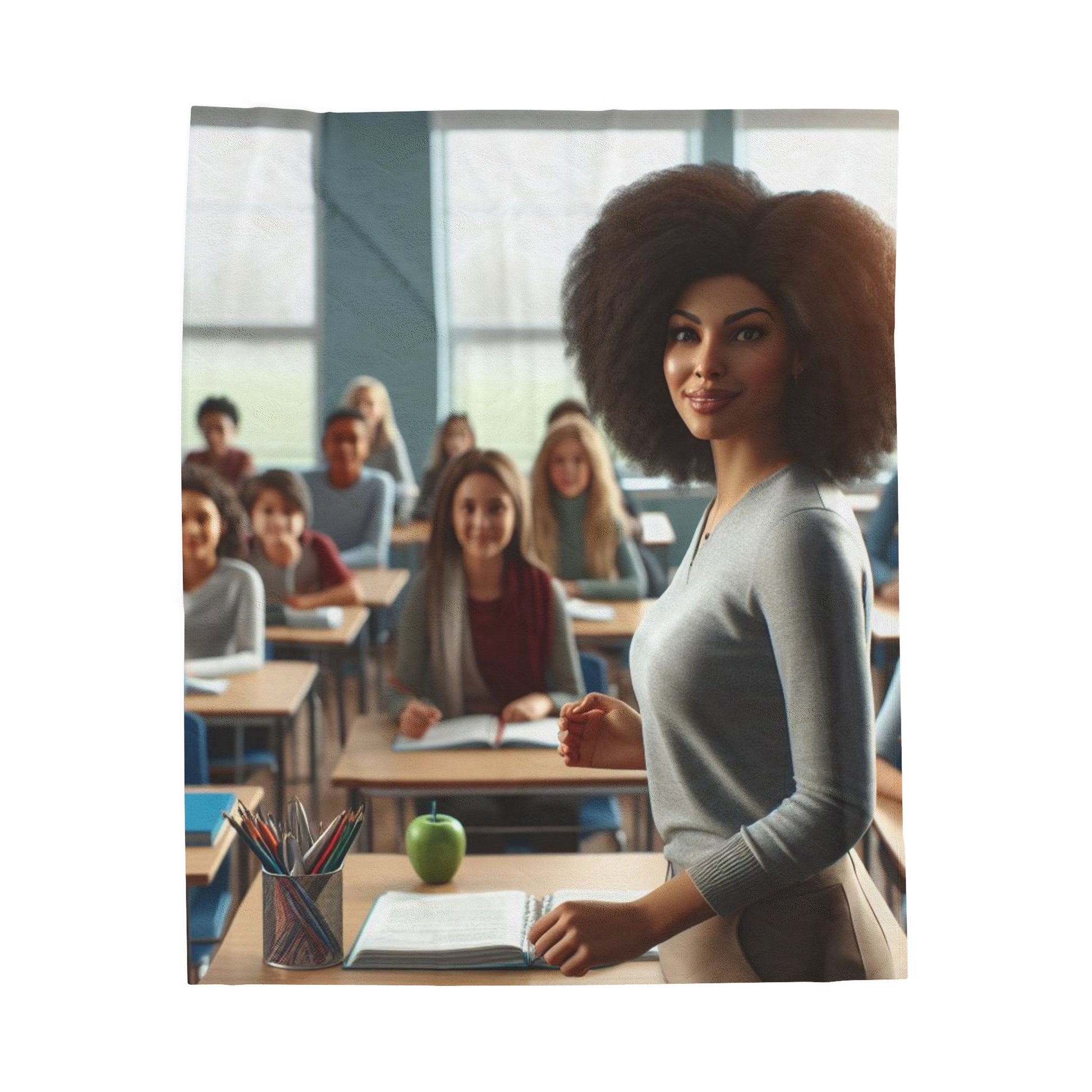 Class in Session Plush Blanket All Over Prints Printify 50" × 60"