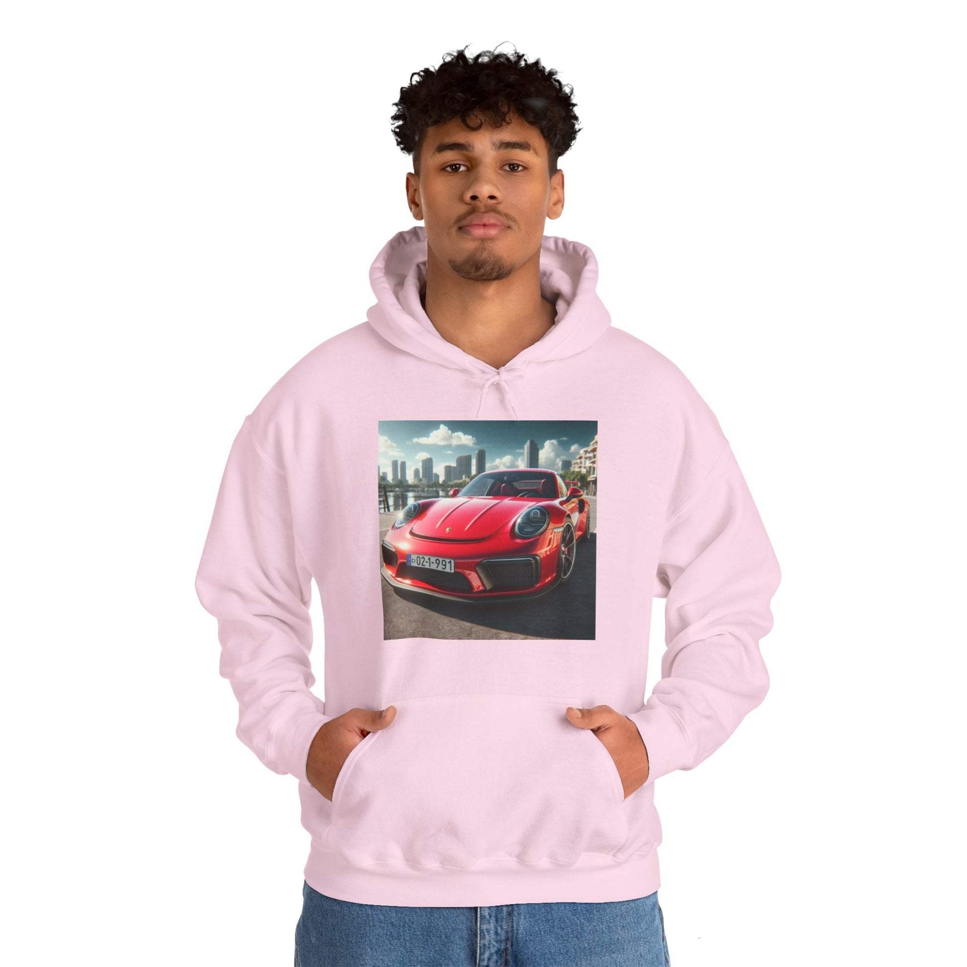 Red Porsche Hoodie Hoodie Printify