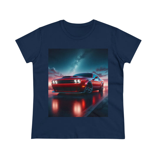 Red Challenger T-Shirt T-Shirt Printify Navy S