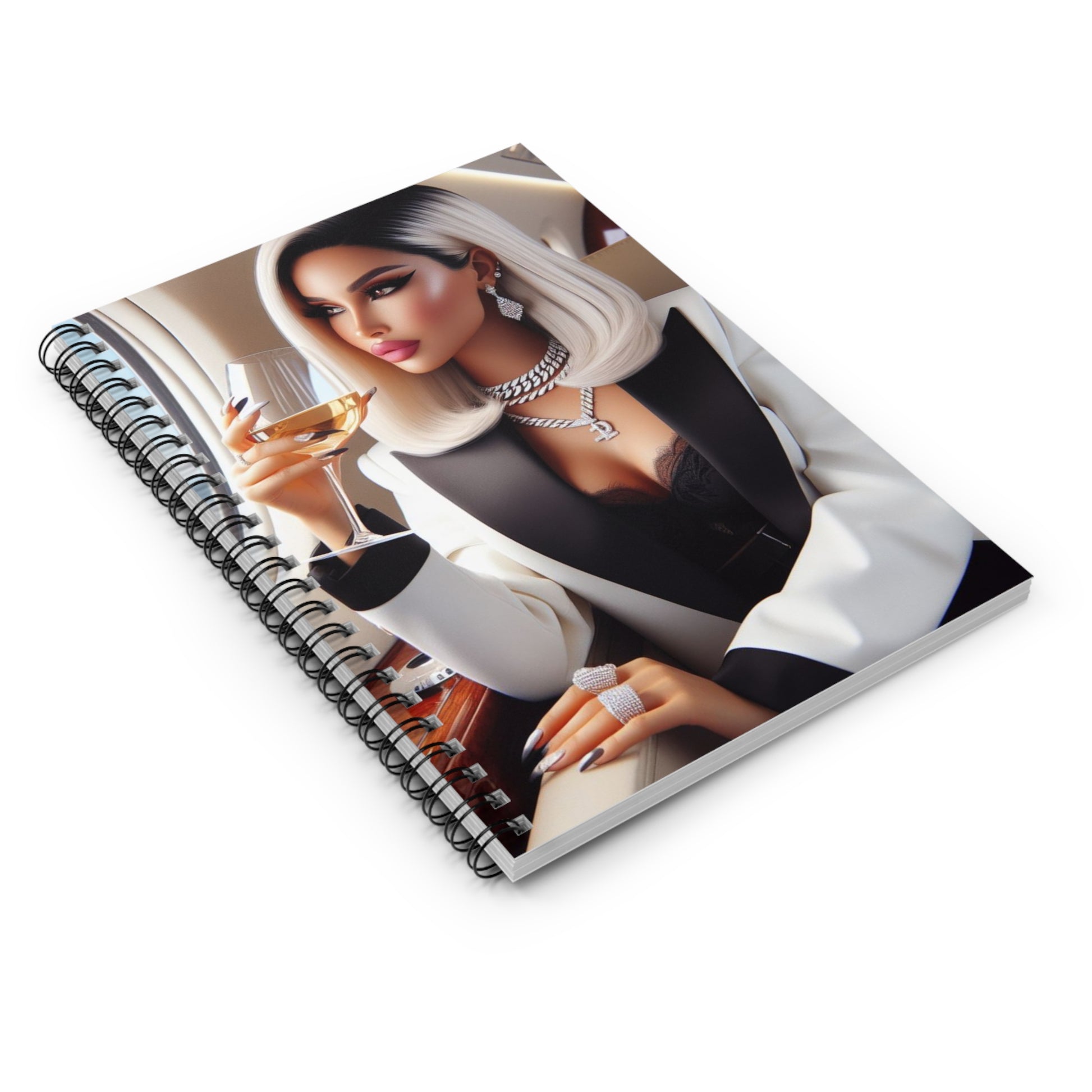 Private Business Spiral Notebook Paper products Printify