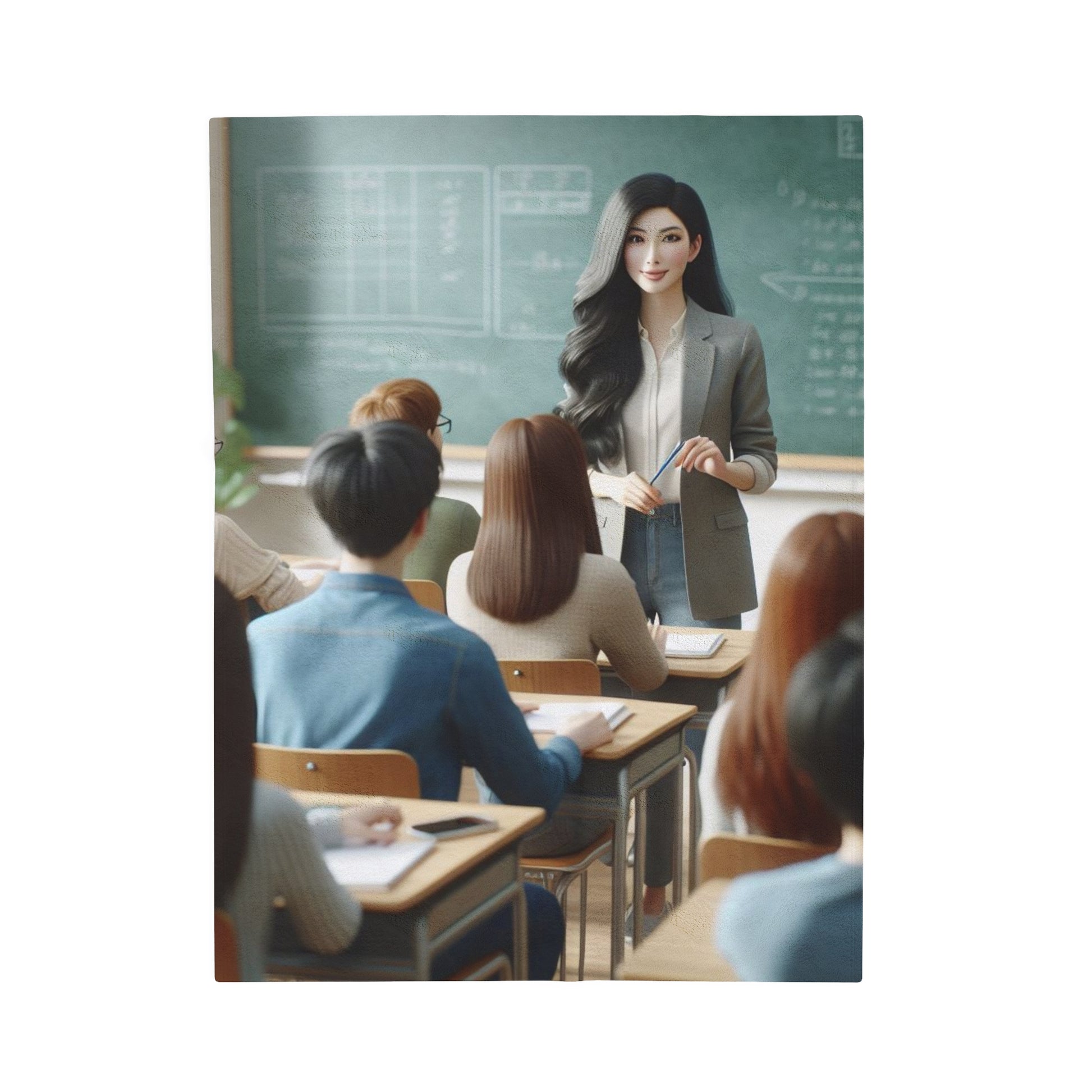 Class in Session Plush Blanket All Over Prints Printify 30" × 40"