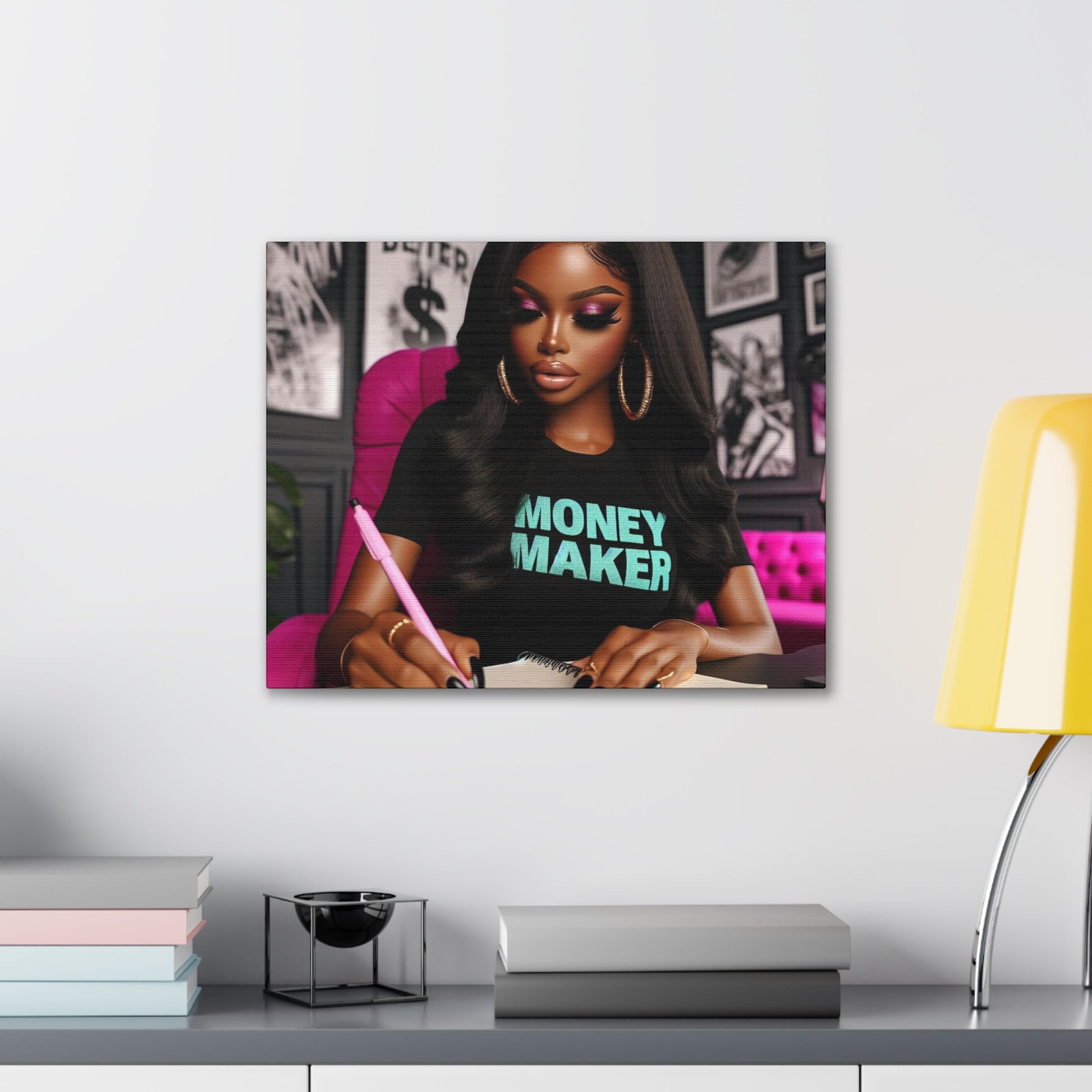 Money Maker Canvas Canvas Printify 20″ x 16″ (Horizontal) 0.75''