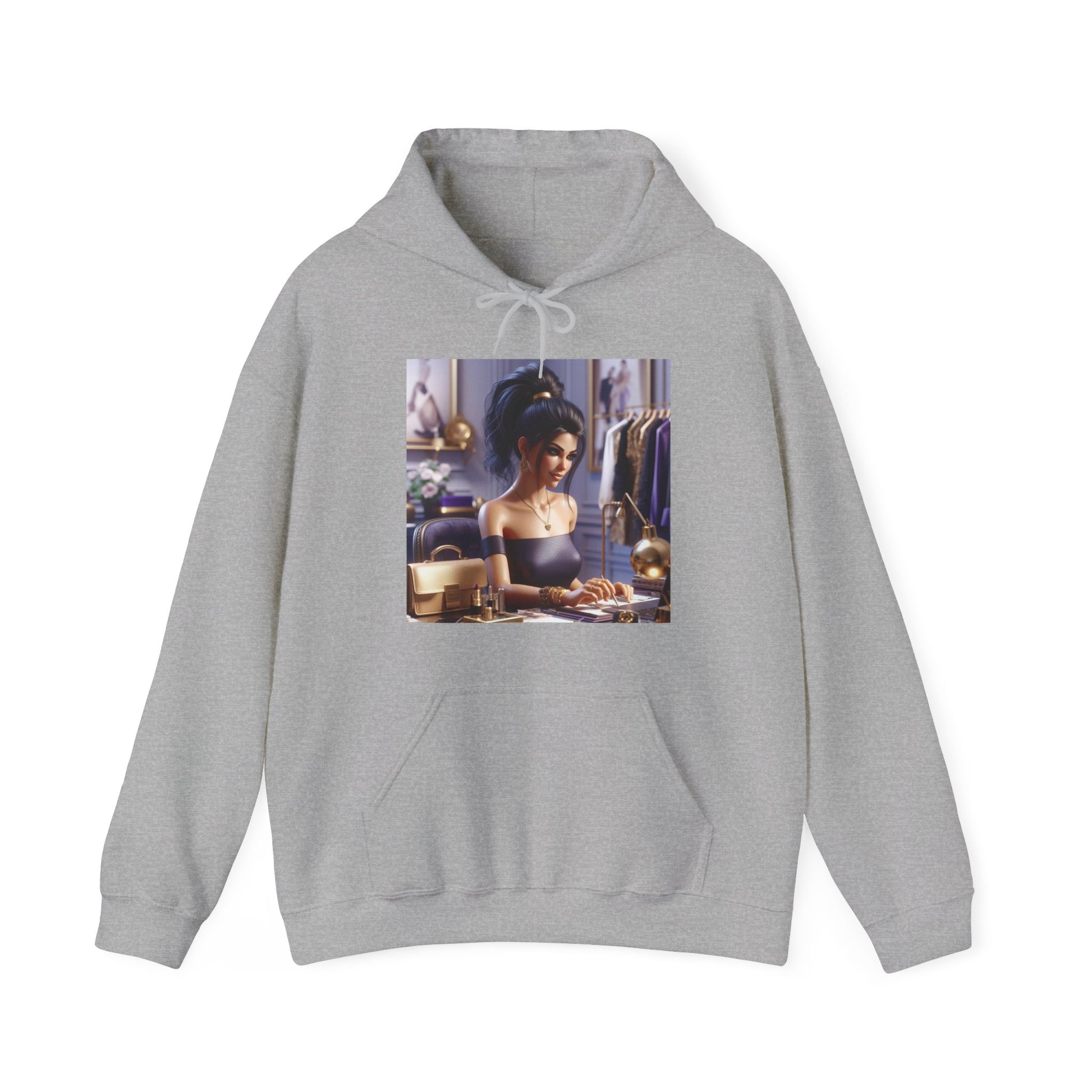 Fashion and Beauty Hoodie Hoodie Printify Sport Grey S