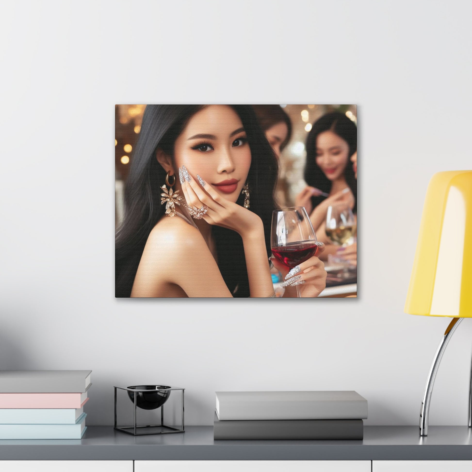 Wine Down Canvas Canvas Printify 20″ x 16″ (Horizontal) 0.75''