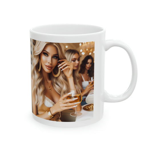 Wine Down Mug Mug Printify