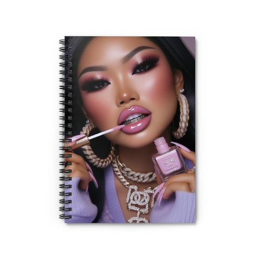 Gloss Up Spiral Notebook Paper products Printify One Size
