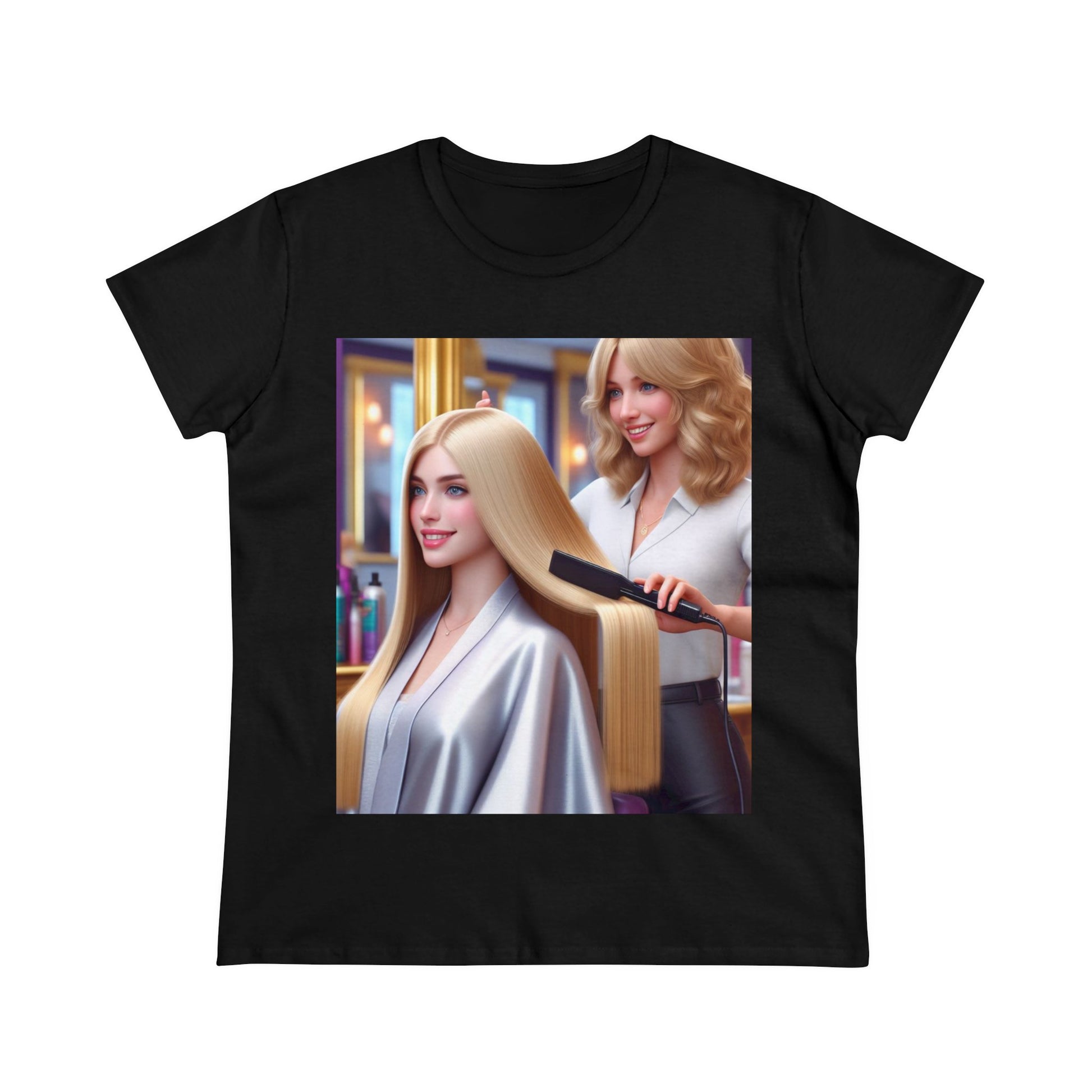 Hair Day T-Shirt T-Shirt Printify Black S