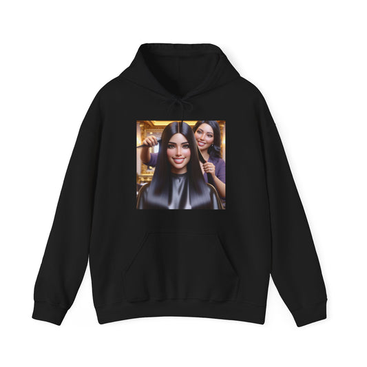 Hair Day Hoodie Hoodie Printify Black S