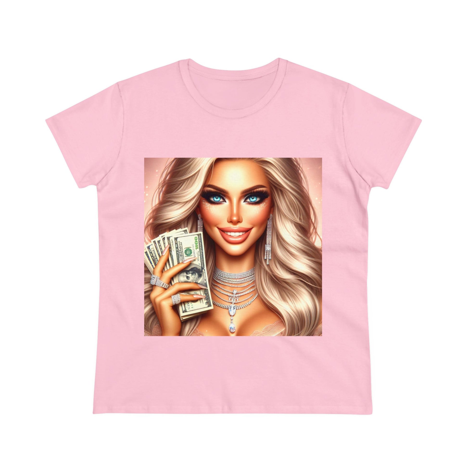 Money Talks T-Shirt T-Shirt Printify Light Pink S