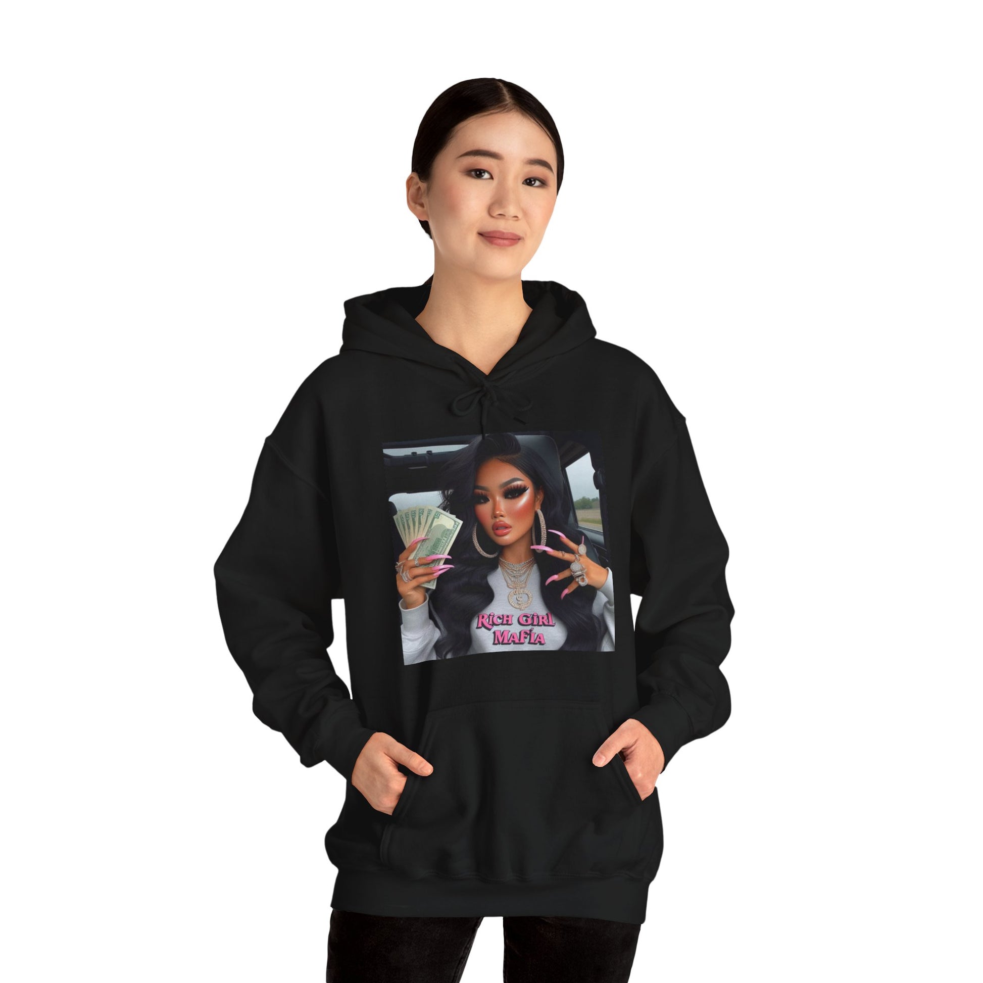 Rich Girl Mafia Hoodie Hoodie Printify