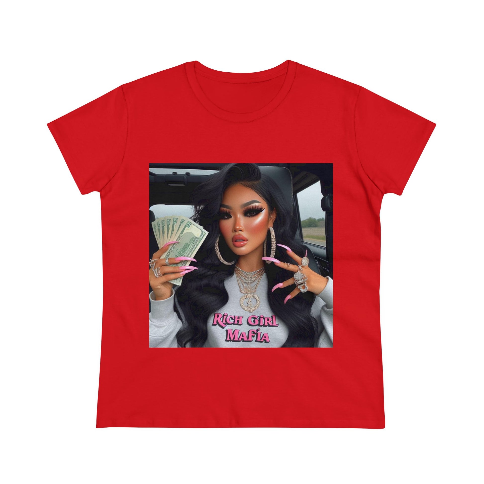 Rich Girl Mafia T-Shirt T-Shirt Printify Red S