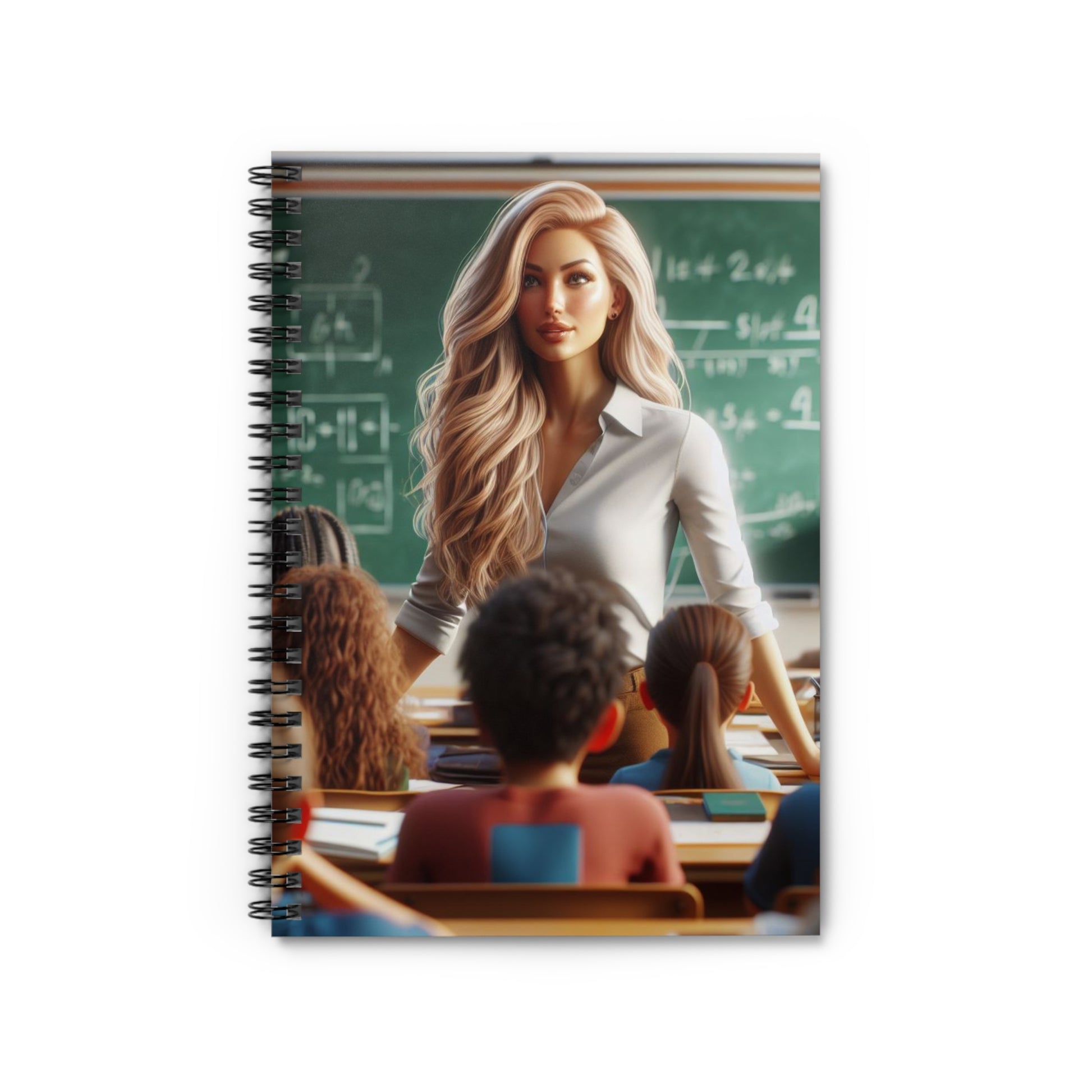 Class in Session Spiral Notebook Paper products Printify One Size