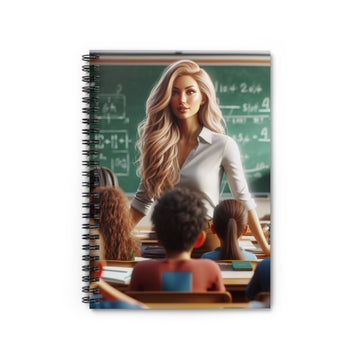 Class in Session Spiral Notebook Paper products Printify One Size