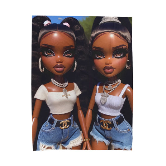 Bratz Plush Blanket Blanket Printify 60" × 80"