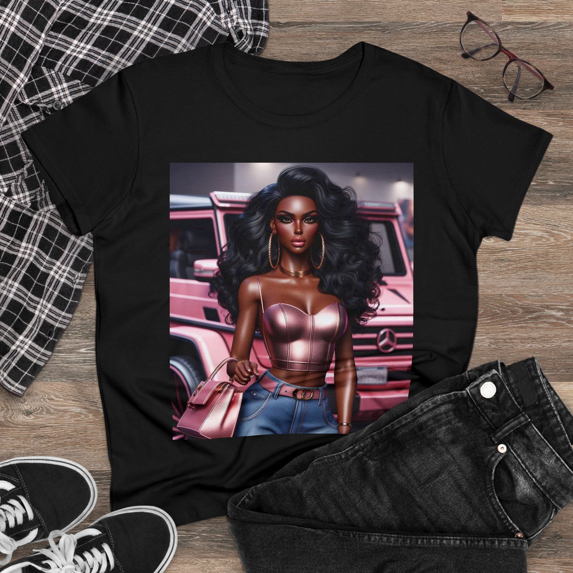 Pink Luxury T-Shirt T-Shirt Printify