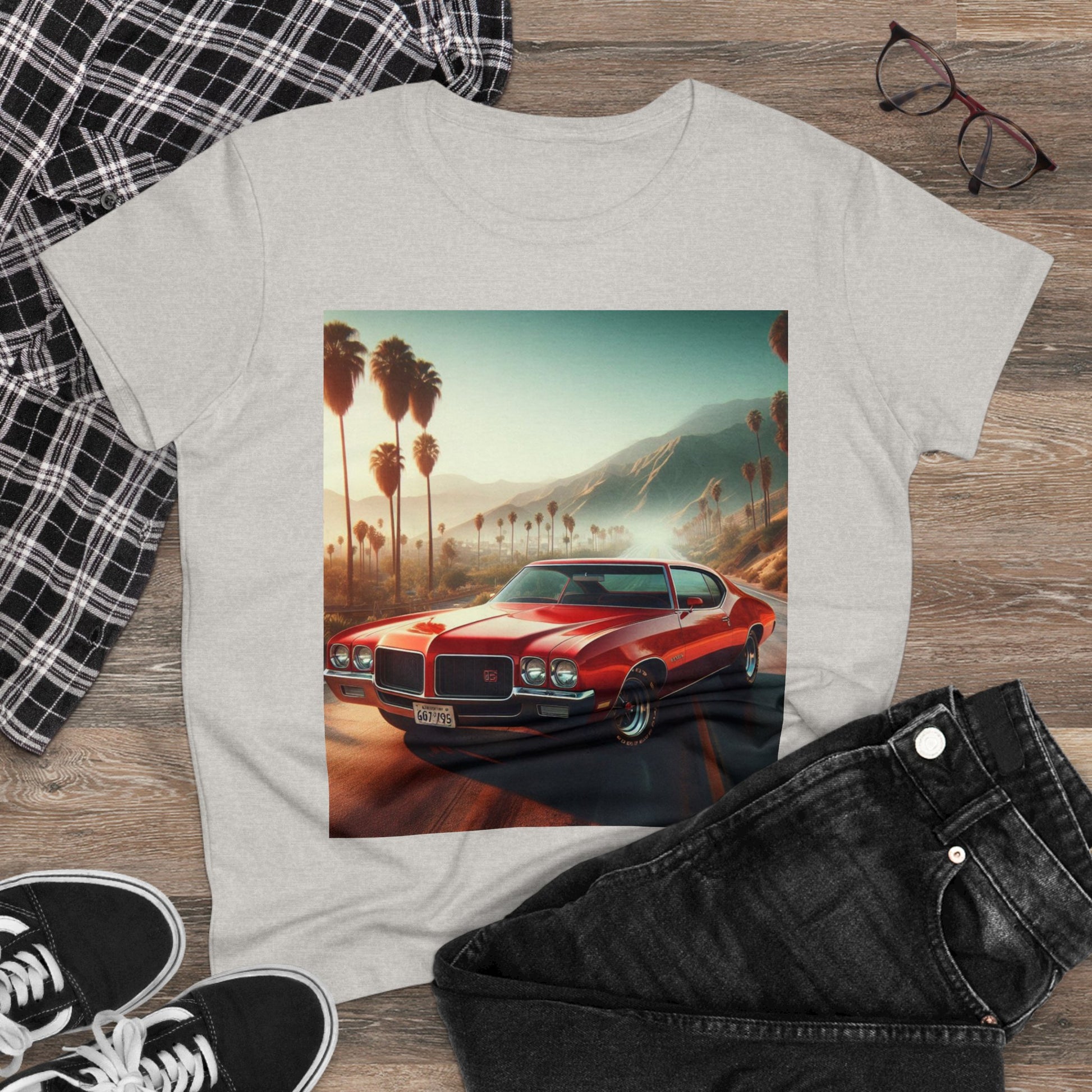 1972 Red Buick Gran Sport T-Shirt T-Shirt Printify
