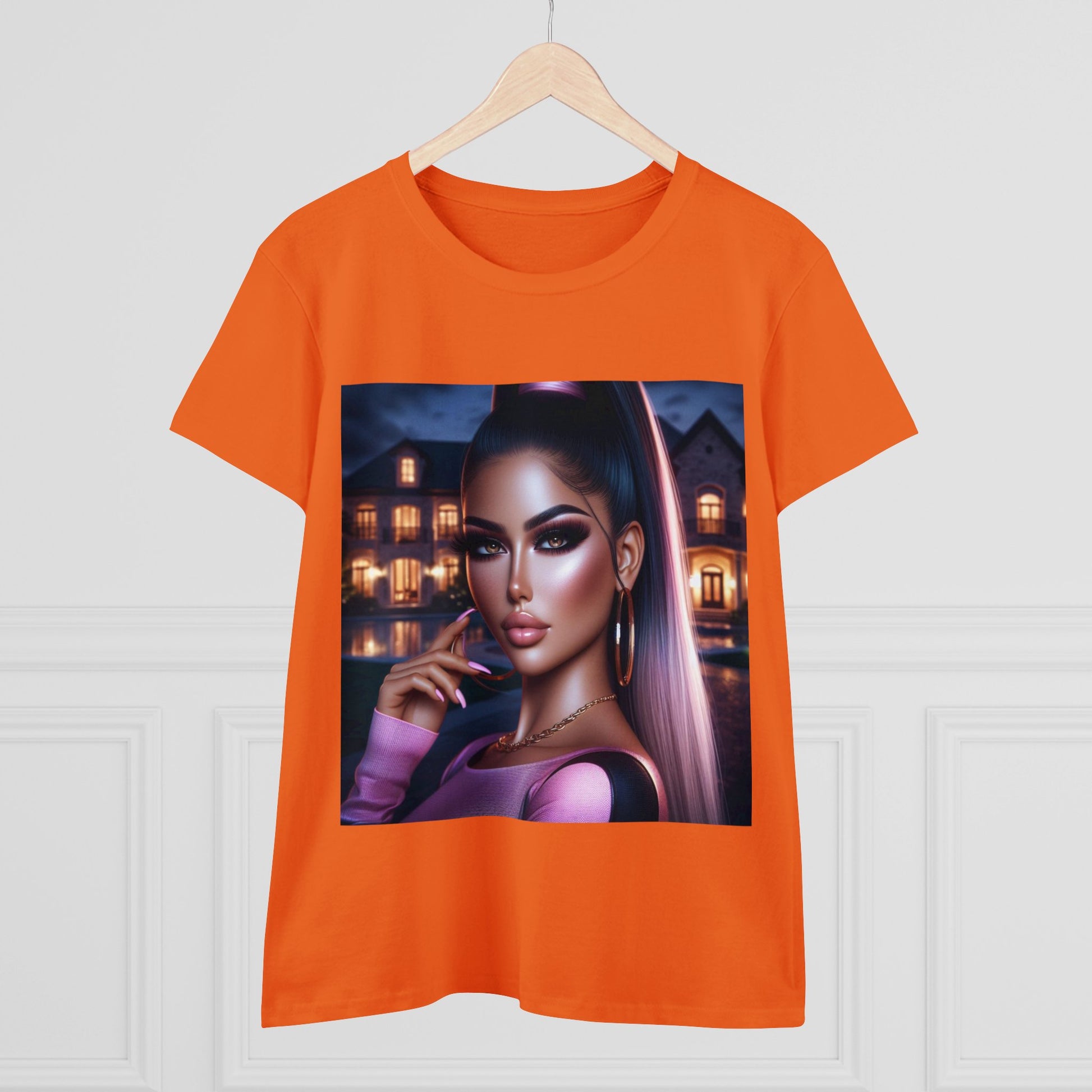 Pink at Night T-Shirt T-Shirt Printify