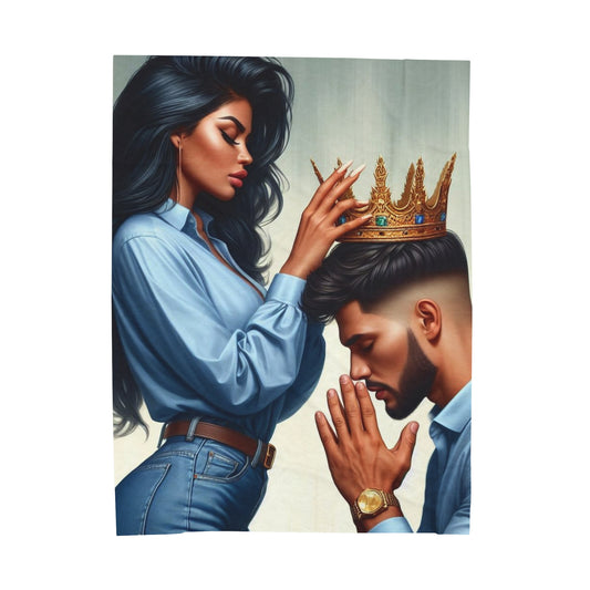 My King Plush Blanket All Over Prints Printify 60" × 80"