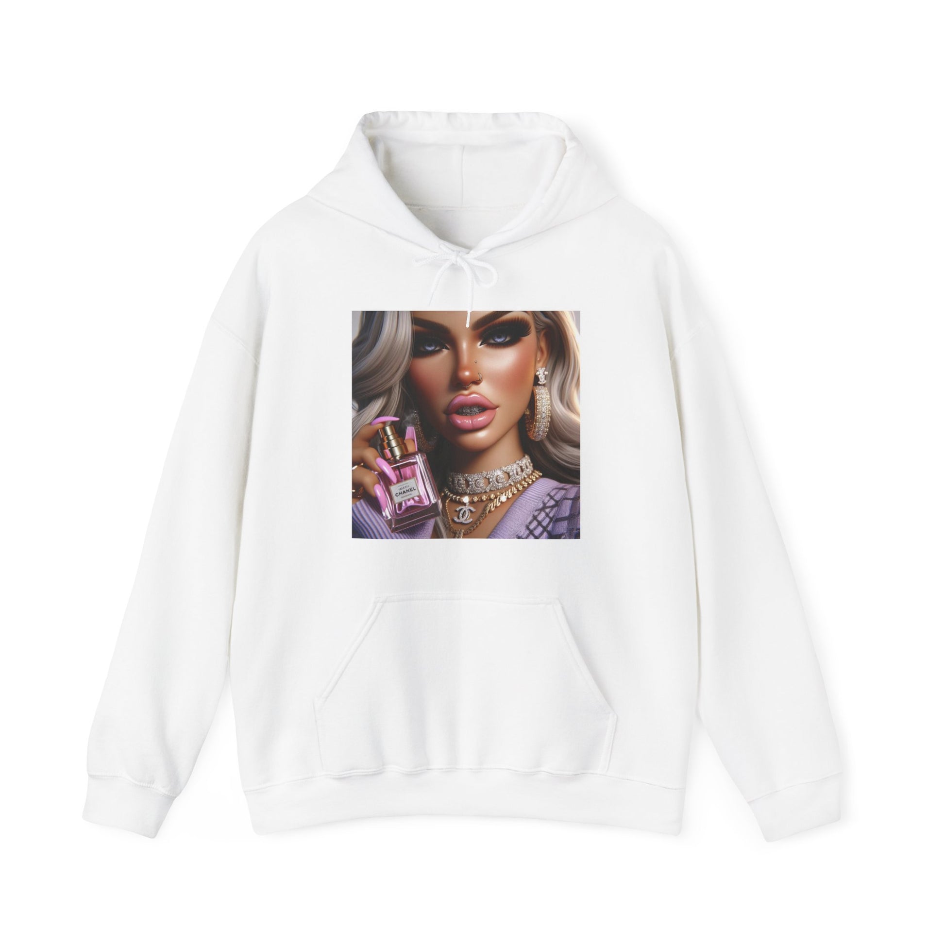 Chanel Please Hoodie Hoodie Printify White S