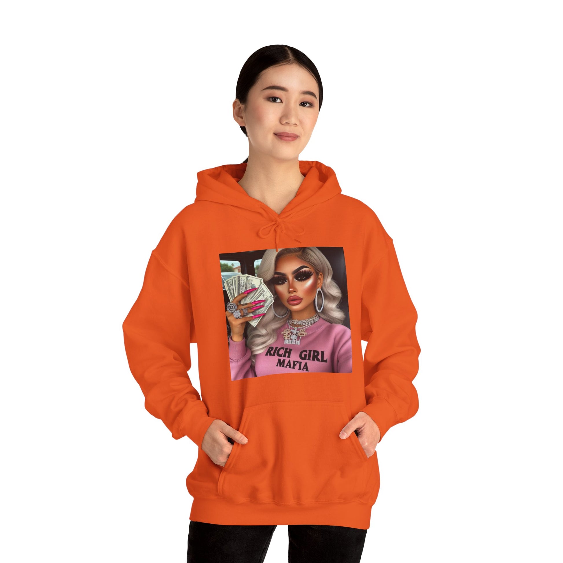 Rich Girl Mafia Hoodie Hoodie Printify