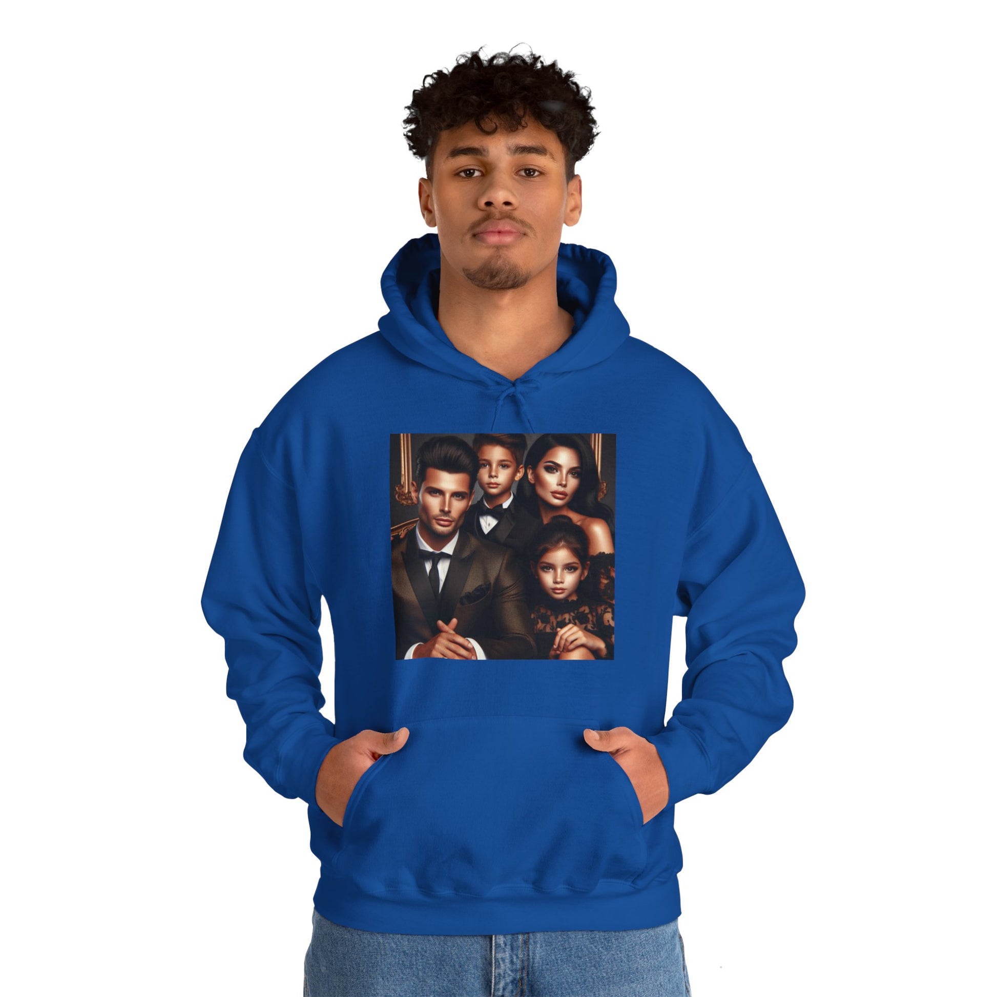 Family Portrait Hoodie Hoodie Printify