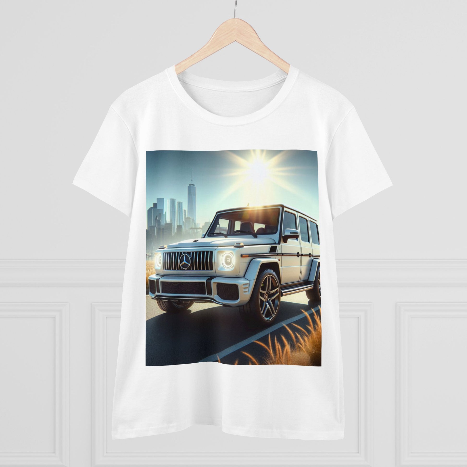 White G-Wagon T-Shirt T-Shirt Printify